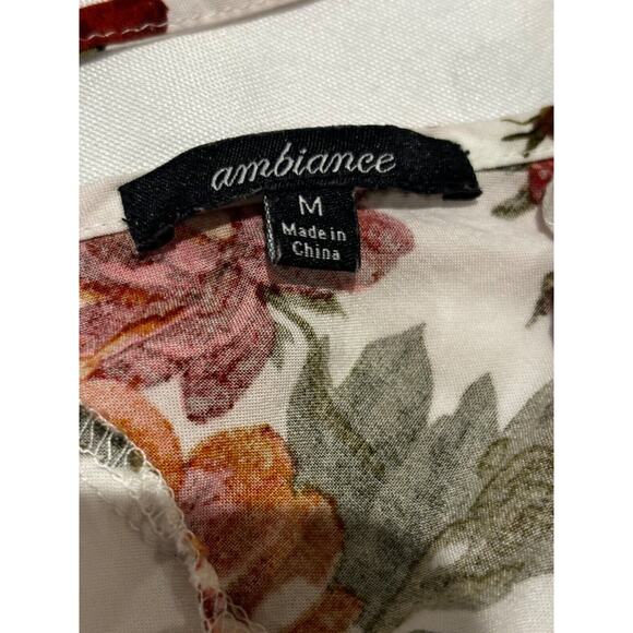 Ambiance‎ Womens Slip Dress sz M Pink Floral Y2k Girly Fairy 90s boho - Picture 4 of 6